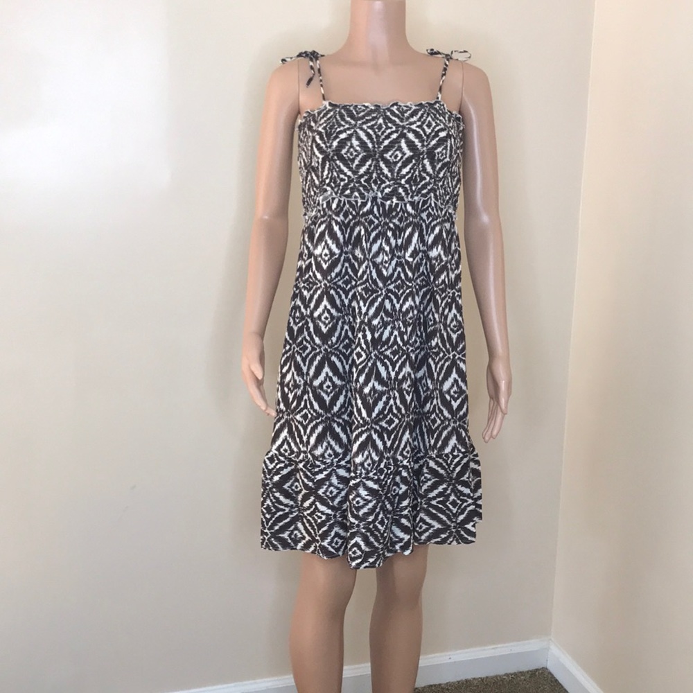 Motherhood maternity printed sundress medium